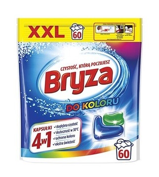 Kapsułki do prania BRYZA 4w1 Color - 60 szt.