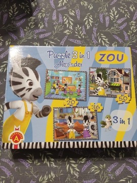Puzzle Alexsander ZOU  3 w 1  Disney Junior 