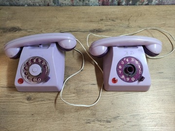 Stare zabawki PRL ZSRR Telefony Mechatronika 1984r