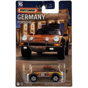 Matchbox 1985 PORSCHE 911 RALLY GERMANY 2023 HPC58