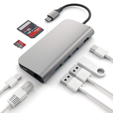 Satechi Hub USB-C HDMI 4K Ethernet USB-A