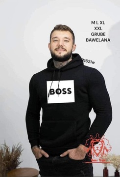 Bluza męska Hugo Boss czarna L XL XXL