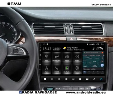 Radio android 10.1" 4+64 SKODA SUPERB II 08-15