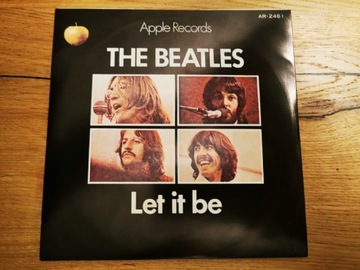 THE BEATLES LET IT BE 7" JAPAN 45RPM SINGLE EX 