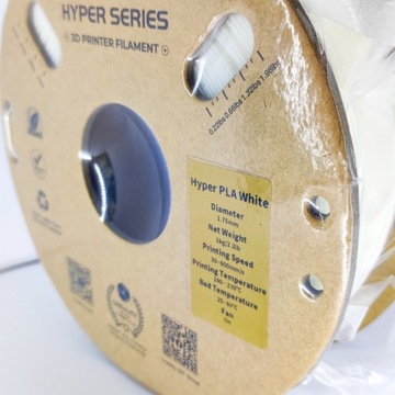 Filament PLA HYPER SPEED Kolor Biały 1KG 