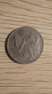 Moneta 1 korona Czechosłowacja 1981r