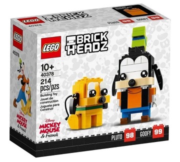 LEGO 40378 BrickHeadz Goofy i Pluto