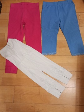 Zestaw sztuk 3 legginsy r.140 / 146