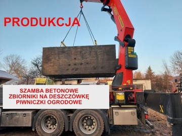 Szamba betonowe 5m3, zbiornik na deszczówkę szambo