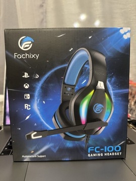 Słuchawki gamingowe przewodowe Fachixy FC-100