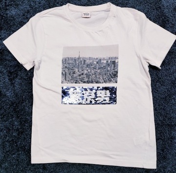 T-shirt Tape À L'Oeil dla chłopca r.146 cekiny 