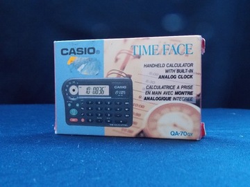 Vintage Casio Time Face QA-70gy / UNIKAT ! NOWY