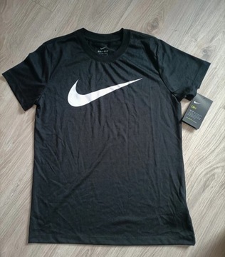 Koszulka bawełniana Nike Dri Fit S. Duże logo 