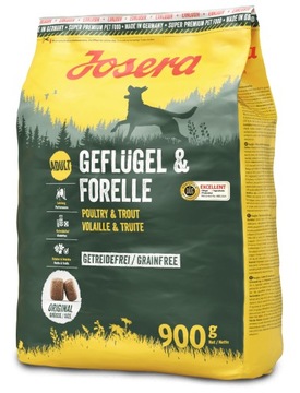 JOSERA Geflügel & Forelle 900g