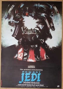 GWIEZDNE WOJNY Powrót Jedi Dybowski 84 RARE plakat