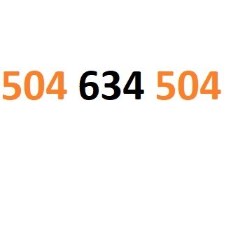 504 634 504 starter orange złoty numer #L 
