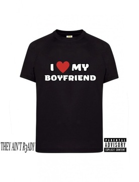 Koszulka na walentynki "I LOVE MY BOYFRIEND" Tee