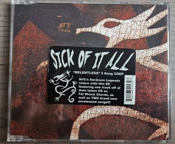 Sick Of It All Relentless singiel CD  