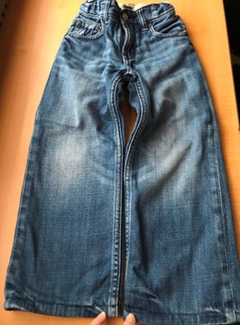 GAP jeansy ocieplane polarem r. 110/116