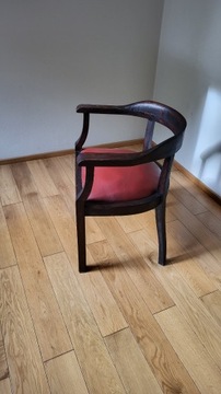 krzesło-fotel skóra czerwona