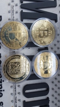 Bitcoin cztery monety Każda inna .