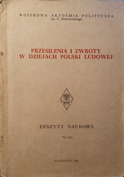Przesilenia i zwroty w dziejach Polski Ludowej
