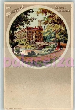 KARPNIKI Fischbach Schloss Pałac zamek 1906