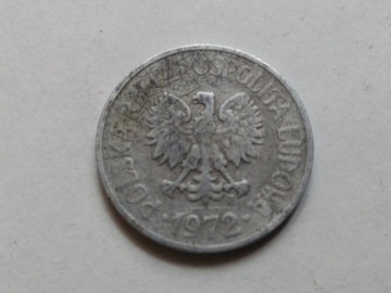 MONETA POLSKA PRL 20 GROSZY 1972 OB 033 BCM