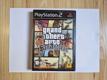 Gra  GRAND THEFT AUTO SAN ANDREAS GTA PS2