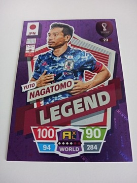 World Cup Qatar 2022 Legend Nagatomo 23