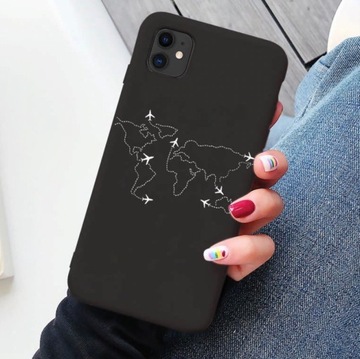 Podróże etui mapa świata na Iphone