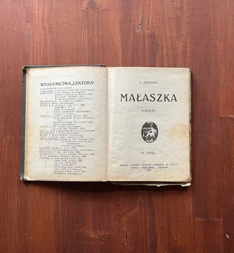 G Zapolska - Małaszka 1922
