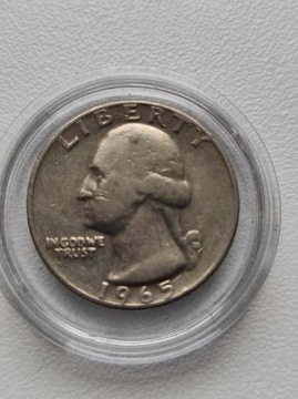 Quarter dollar USA 1965