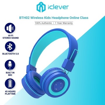 Słuchawki bezprzewodowe iClever BTH02 Bluetooth