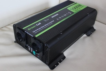 Przetwornica Green Cell  12V/230V 1000W/2000W 