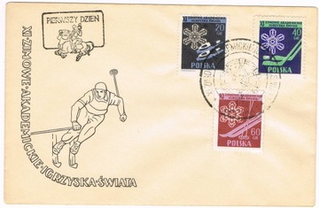 Polska 1956 r - Koperty FDC - Sport