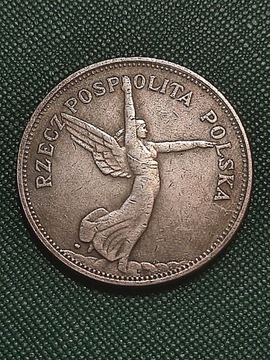 5 złotych 1932 rok anioł Nike Polska wykopki monet