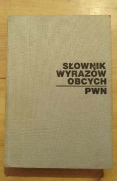 Słownik wyrazów obcych, PWN, 1979