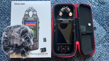 Tascam Portacapture X8 + AK BT1 + karta 128