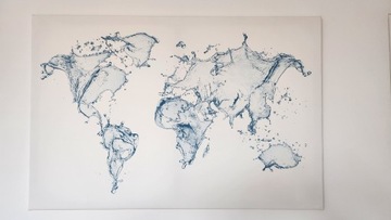 Obraz "Wodny świat" 120x80cm, stan idealny