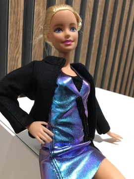 ubranka ubrania Barbie  zestaw - kosmiczny błysk