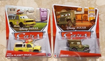 Auta Cars Disney _ Todd Pizza Planet Truck i Sarge