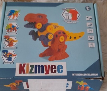 Zestaw  Dinozaury,konstrukcyjny,Kizmyee(248&)