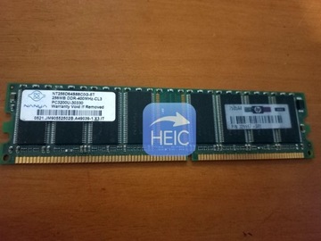 Pamięć DDR 400 PC3200 256MB CL3  HP/NANYA