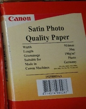 Papier do plotera CANON SATIN PHOTO 914mm