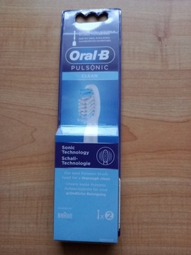 Oral-b Pulsonic Clean końcówki 2 sztuki, oryginał 