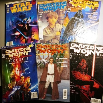 Star Wars Gwiezdne Wojny zestaw komiksów Egmont