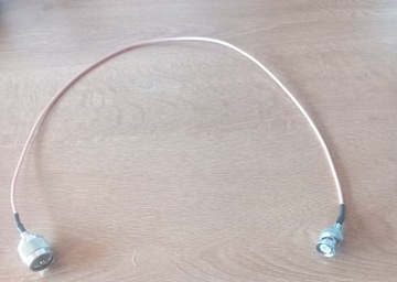 Kabel pigtail RG316 UC-1 wtyk BNC wtyk 0,5 m