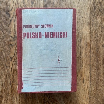 Podręczny słownik Polsko-niemiecki 1989r. wydania