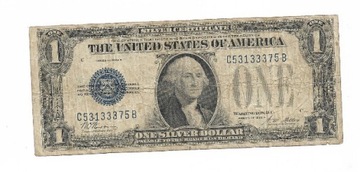 1928 A $1 Srebny Certyfikat